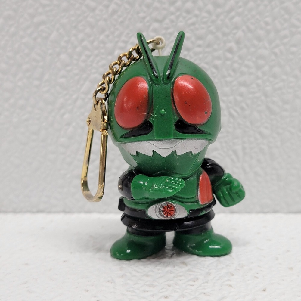 Vintage 1987 Japan 2.5" Bandai Kamen Rider Skyrider Figure Keychain